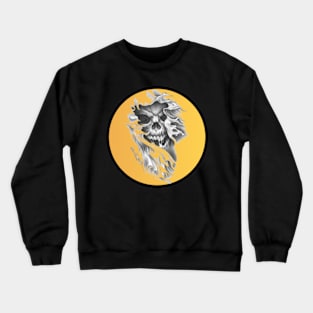 Terrifying skeleton Crewneck Sweatshirt